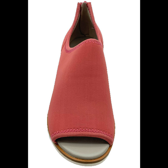 Lori Goldstein Collection Stretch Knit Slip On Wedge Rose - Medium - Picture 3 of 5